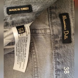 Massimo Dutti High-waist wide-leg jeans Size:6